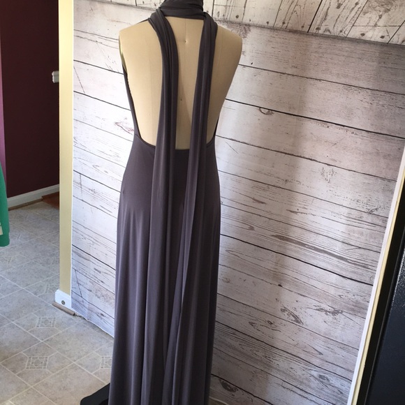 Von Vonni Multi way Gray Dress - Picture 9 of 13